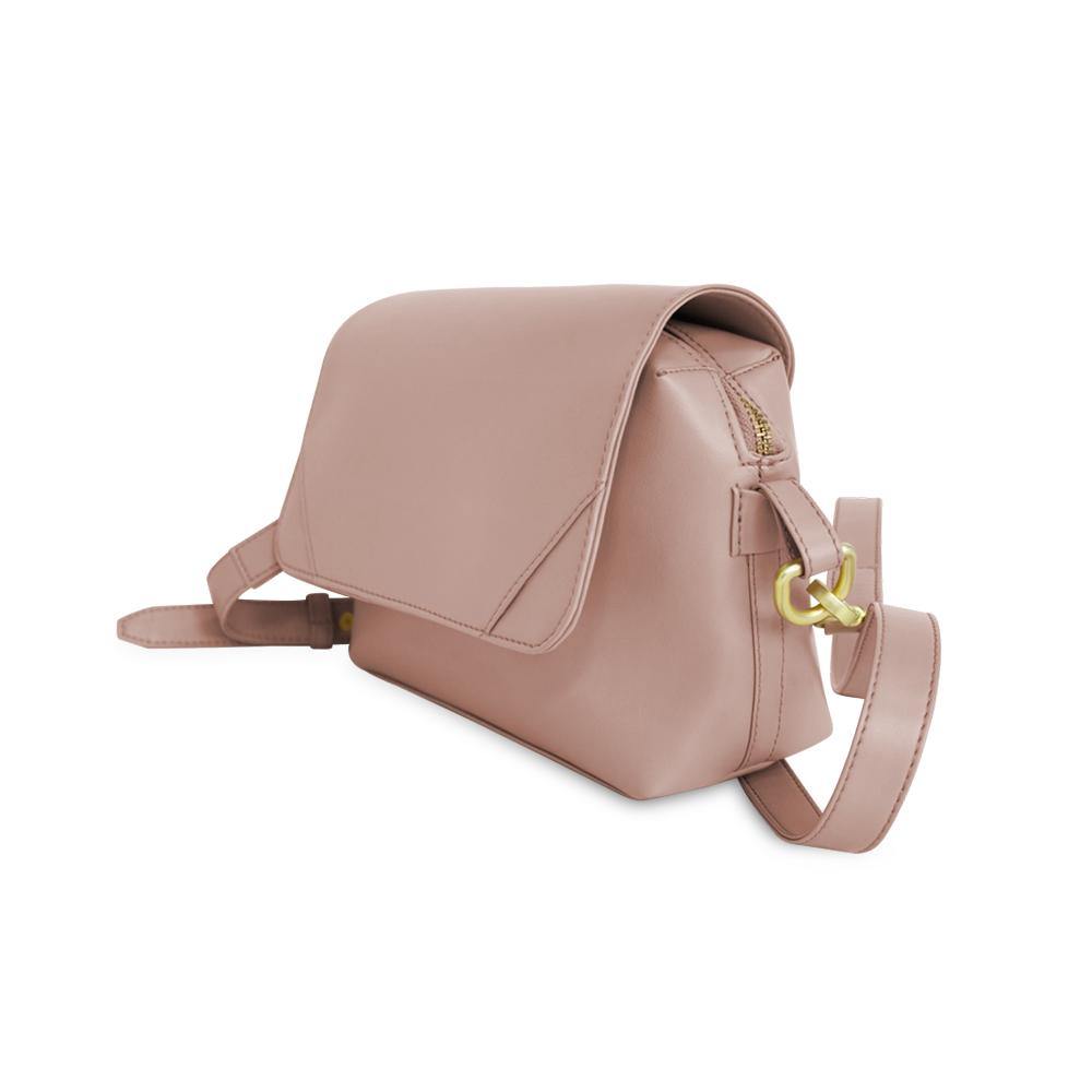Vegane Apfelleder-Handtasche "ELLÏ" - millennial pink - LAI CHUN - Nuuwaï _Eco_nachhaltige_Mode_Fashion_Design_Fair_Green_Conscious_Onlineshop