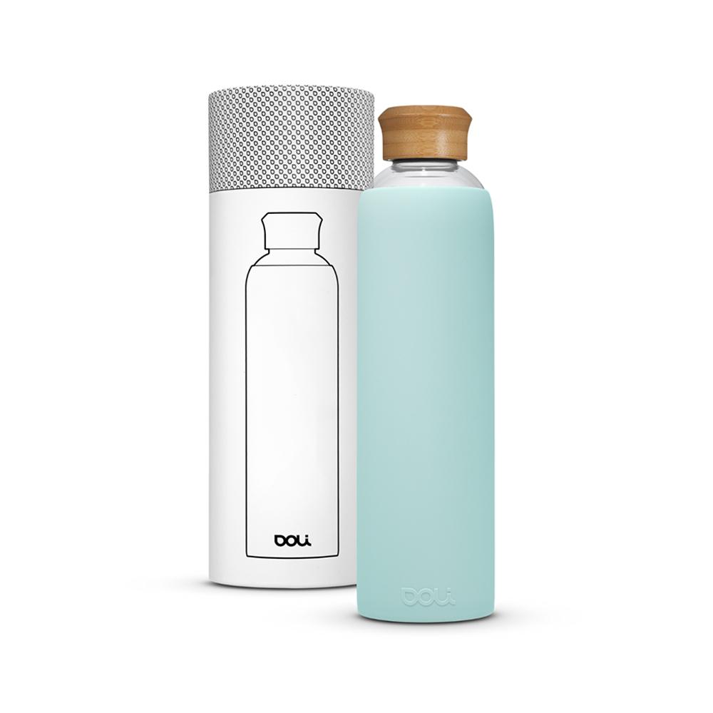 Doli Trinkflasche aus Glas 1L - LAI CHUN - Doli Bottle _Eco_nachhaltige_Mode_Fashion_Design_Fair_Green_Conscious_Onlineshop