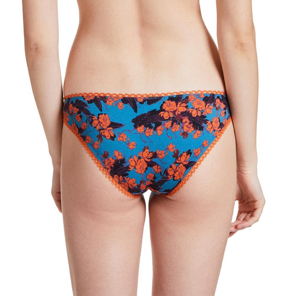 Bikini Slip Orange Flowers - LAI CHUN - Vatter _Eco_nachhaltige_Mode_Fashion_Design_Fair_Green_Conscious_Onlineshop