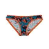 Bikini Slip Orange Flowers - LAI CHUN - Vatter _Eco_nachhaltige_Mode_Fashion_Design_Fair_Green_Conscious_Onlineshop